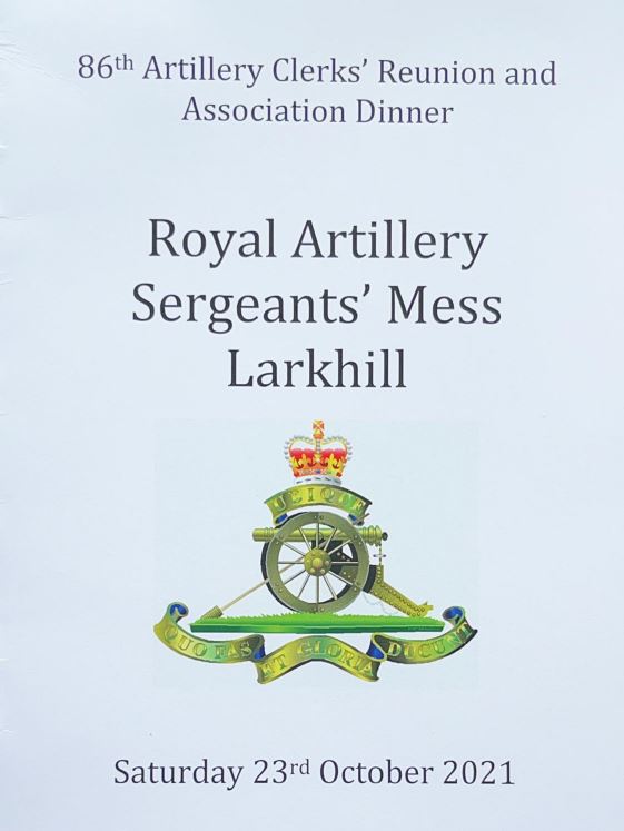 86th AC Reunion Dinner Programme - October 2021